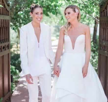 Diana Taurasi and Penny Taylor's wedding photos